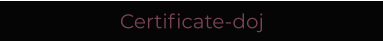 Certificate-doj